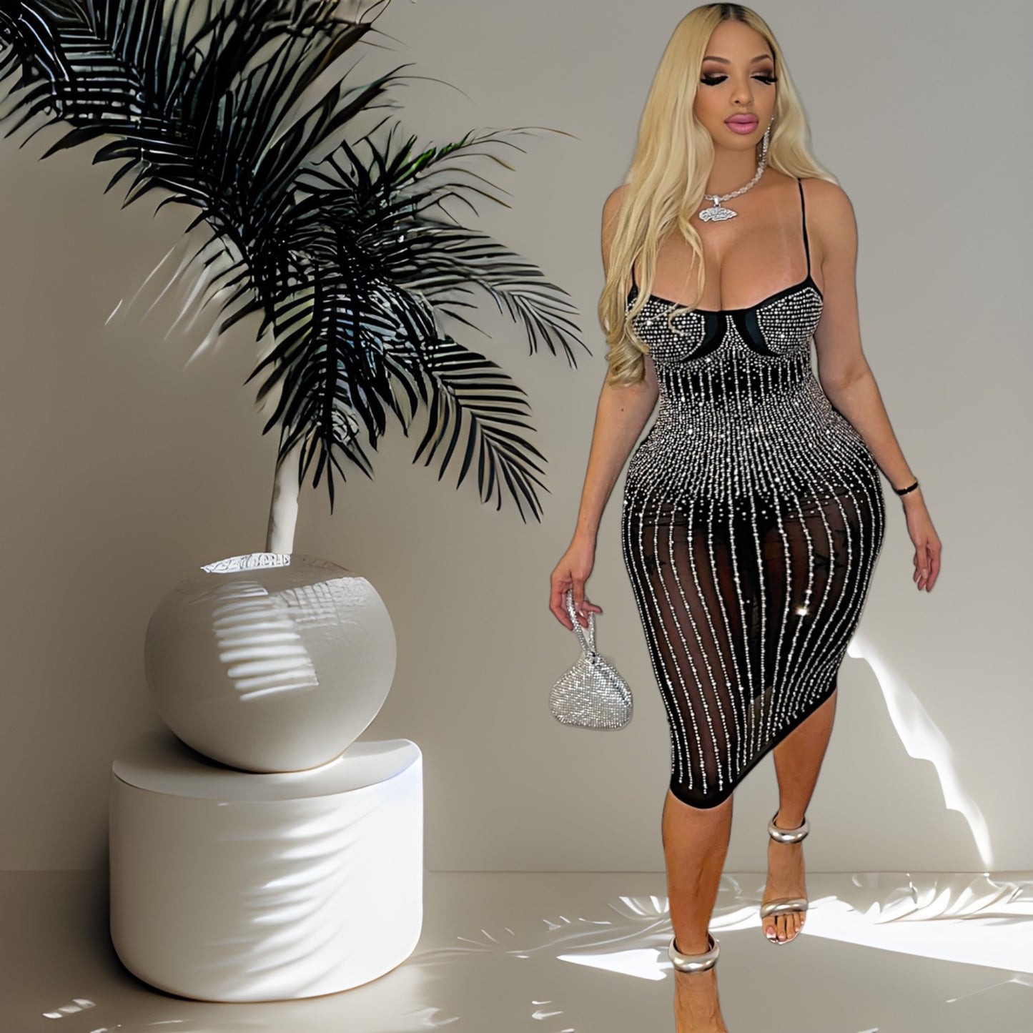 Women's Black Mini Dress