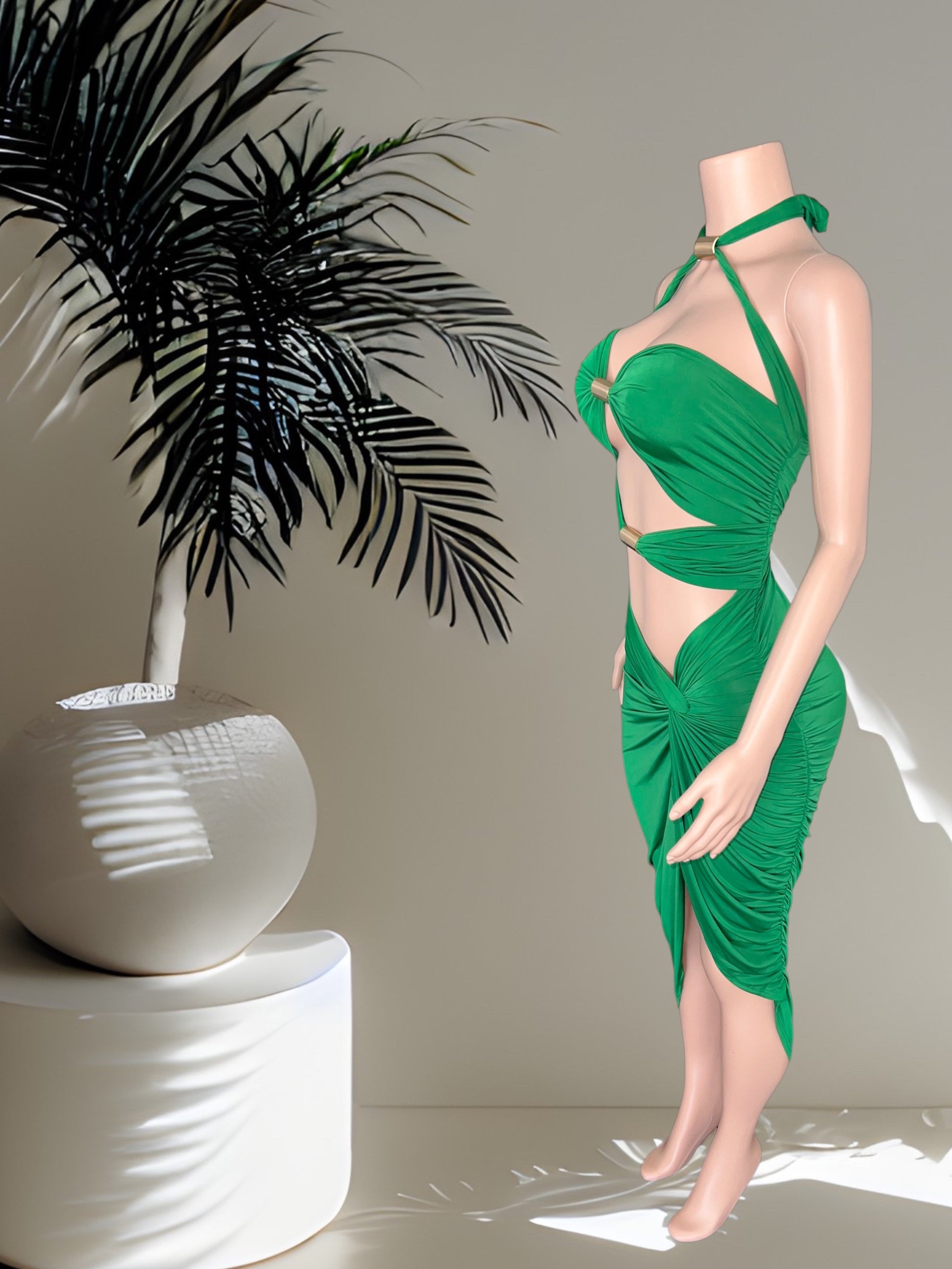 Women's Halter Mini Dress