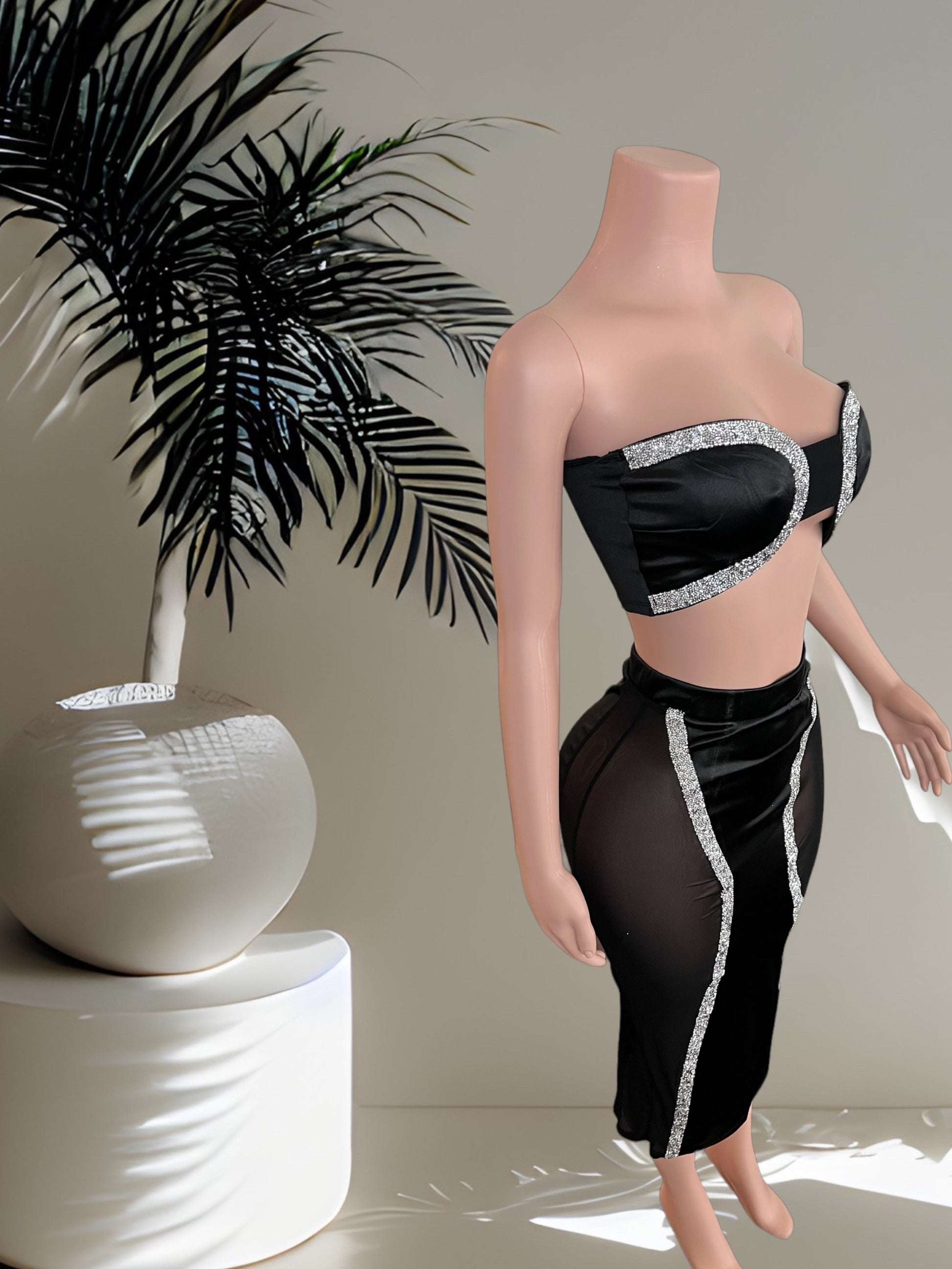 Women's Midi Skirt Set