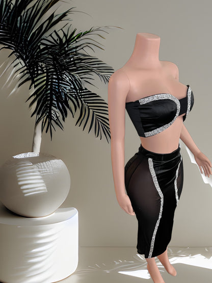 Women's Midi Skirt Set