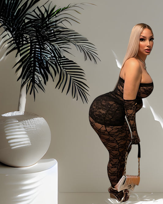 "Bday Gyal" 3-pc Lace Set