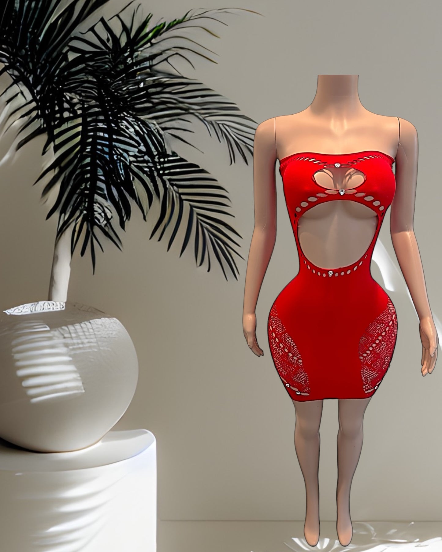"Stunna Dolly" 2-Pc Lace Dress-Set