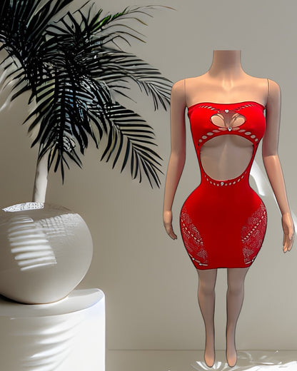 "Stunna Dolly" 2-Pc Lace Dress-Set